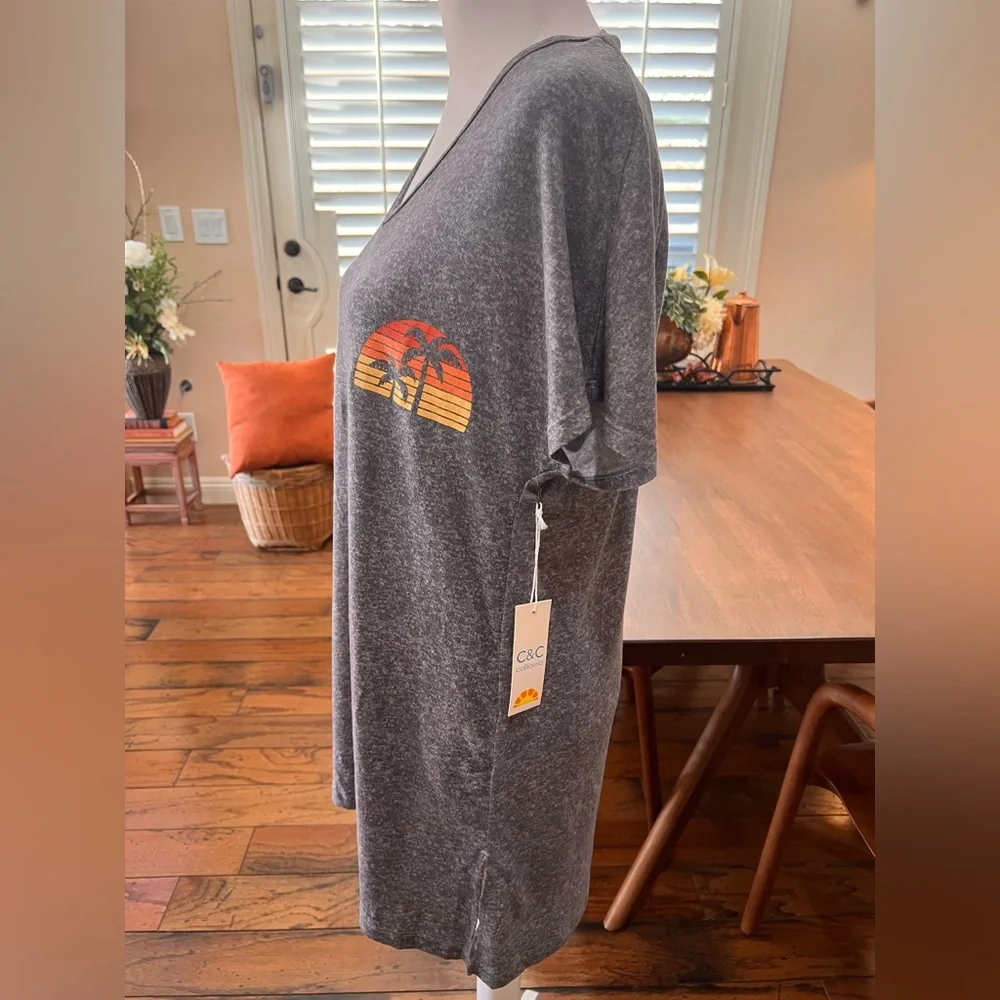 C&C California sleep Shirt mini Dress. Size XL. NWT
